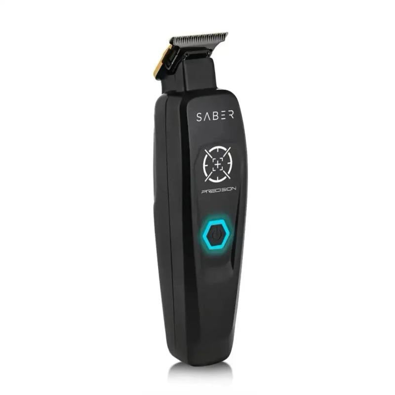 StyleCraft Precision Saber Digital Brushless Motor Hair Trimmer with 7500 RPMs, Gold Titanium & DLC Blades, 4 Hours Cordless Runtime, Adjustable Zero-Gap, Full Metal Body