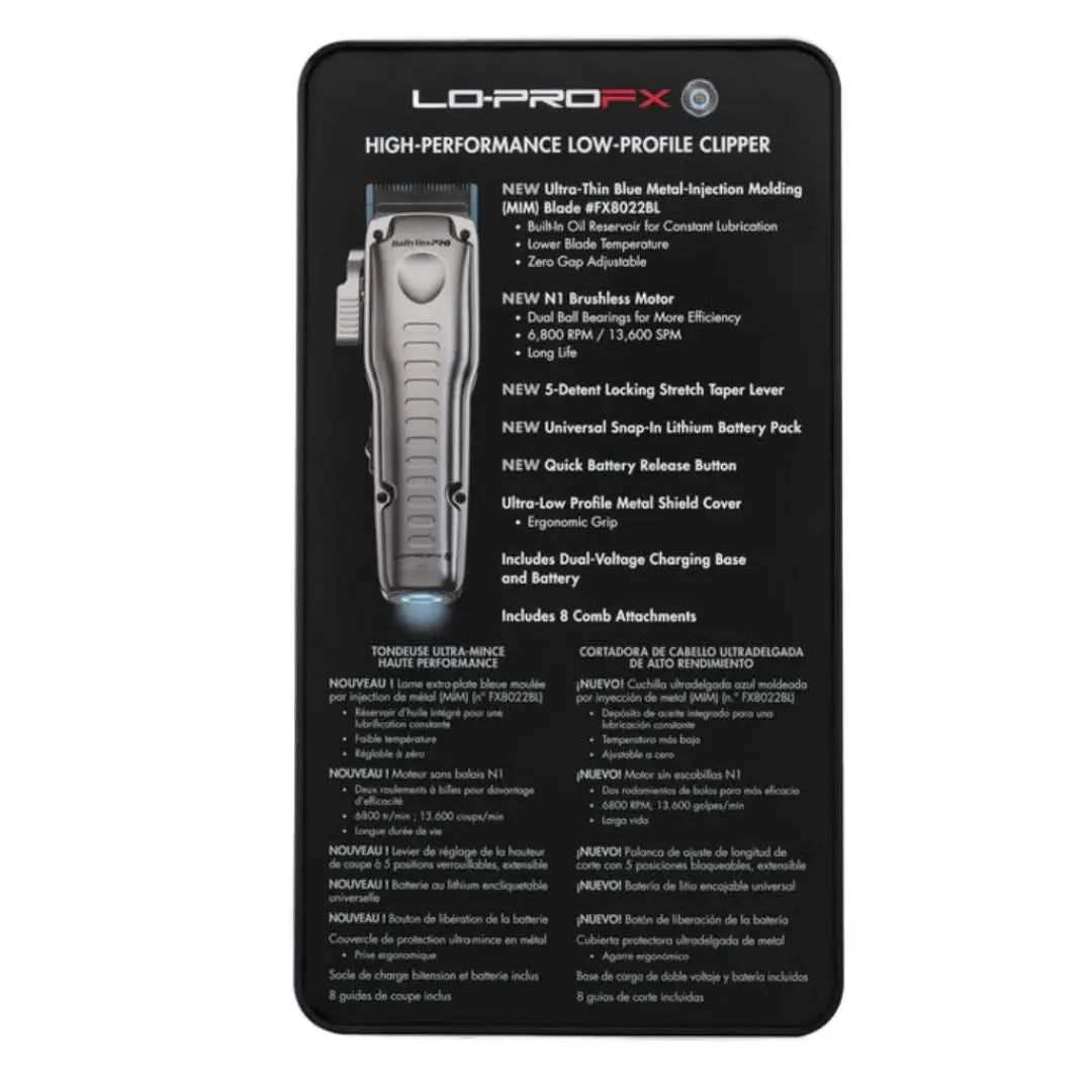 BaBylissPRO® FXONE LO-PROFX: Revolutionary High Performance Clipper