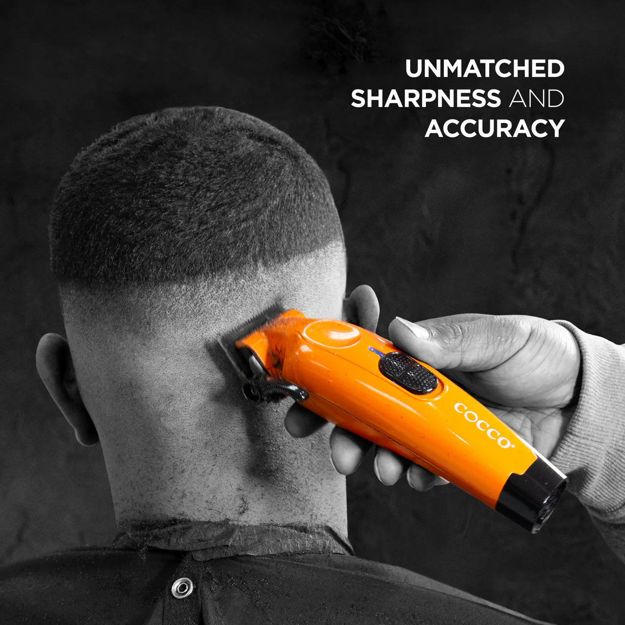 COCCO Hyper Veloce Pro Clipper with Digital Gap Graphene Blade Edger High-Torque Brushless BLDC Motor Cordless All-Metal Design Lithium-Ion Battery Charging Base Included