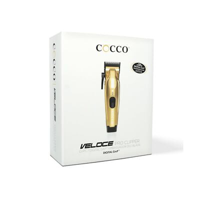 COCCO Hyper Veloce Pro Clipper with Digital Gap Graphene Blade Edger High-Torque Brushless BLDC Motor Cordless All-Metal Design Lithium-Ion Battery Charging Base Included
