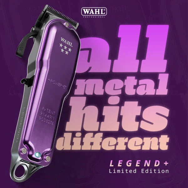 Wahl Professional - Legend+ (Limited Edition) All-Metal - Cord/Cordless Clipper *FREE Charging Stand* Included