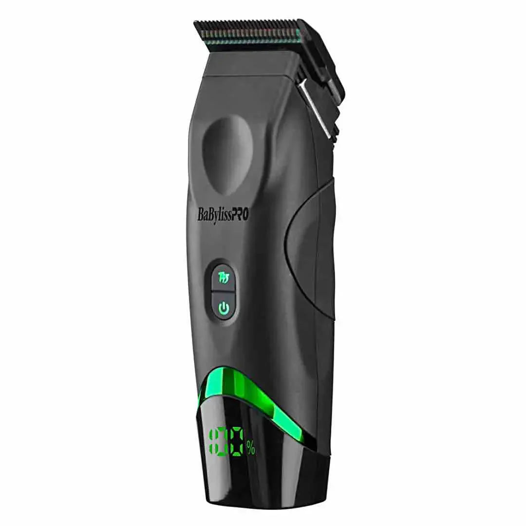 BabylissPRO x Tomb45 Wireless-Charging Clipper with Black Titanium MIM Fade Blade, 5-Position Taper Lever, Dual Batteries, Dual-Speed Motor, Ergonomic Grip, 6 Precision Combs, 2-Year Warranty