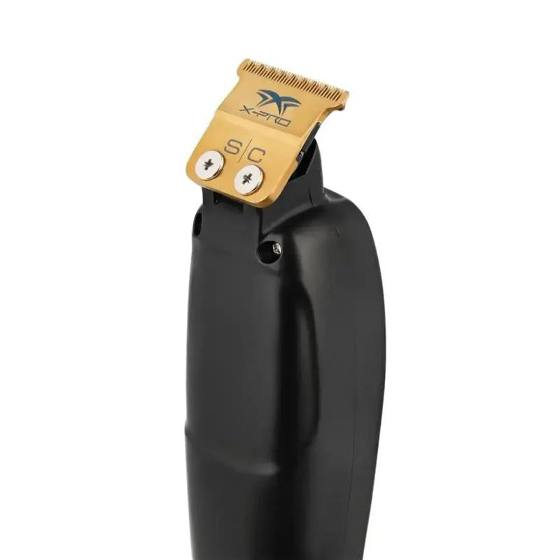 StyleCraft Precision Saber Digital Brushless Motor Hair Trimmer with 7500 RPMs, Gold Titanium & DLC Blades, 4 Hours Cordless Runtime, Adjustable Zero-Gap, Full Metal Body