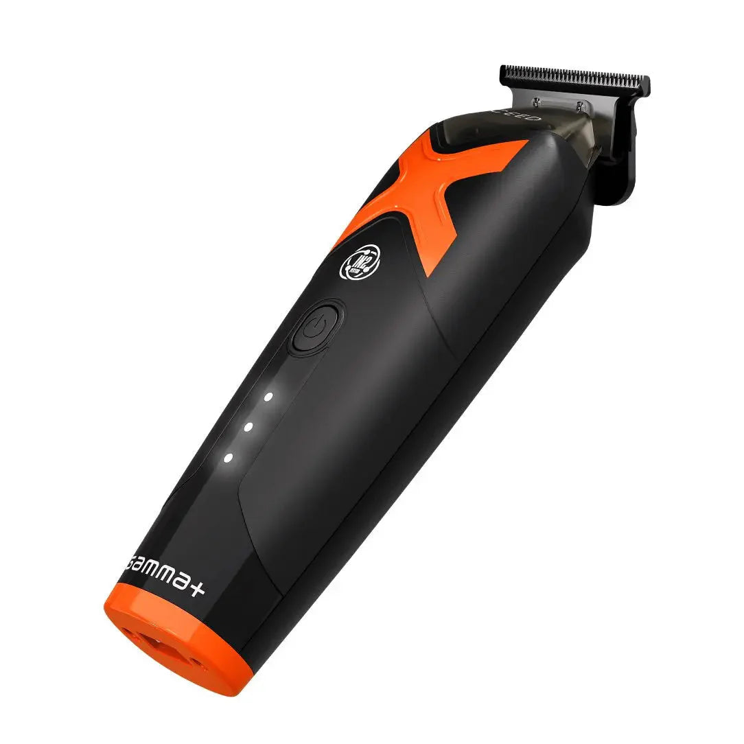 Gamma+ XCeed Professional Hair Trimmer with IN2 Vector Motor, X-Pro Black Diamond Blade, USB-C Rechargeable, 180 Min Runtime, Interchangeable Covers & Magnetic Drop-Top