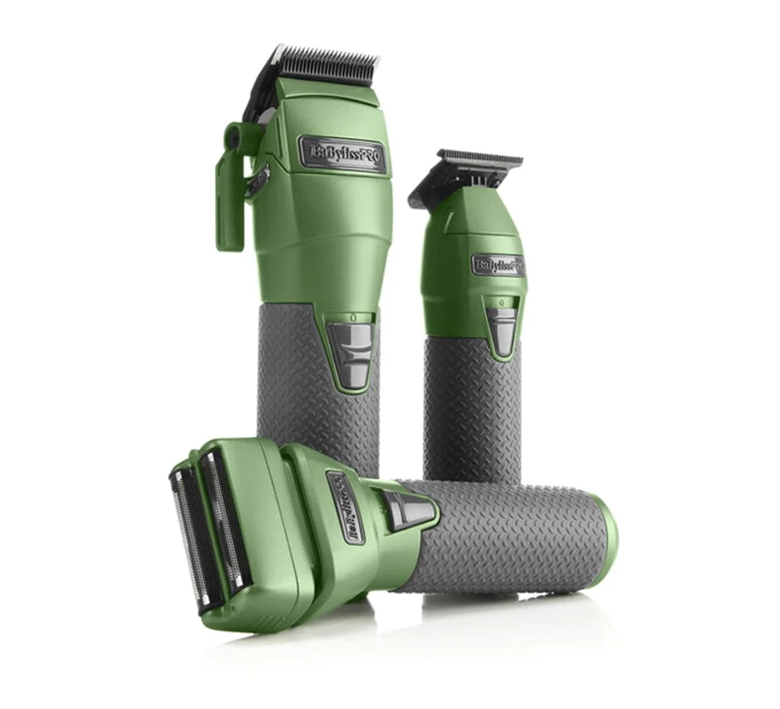 BaBylissPRO FXONE Limited Edition Matte Green All-Metal Clipper - Battery Included (LFX899GC)