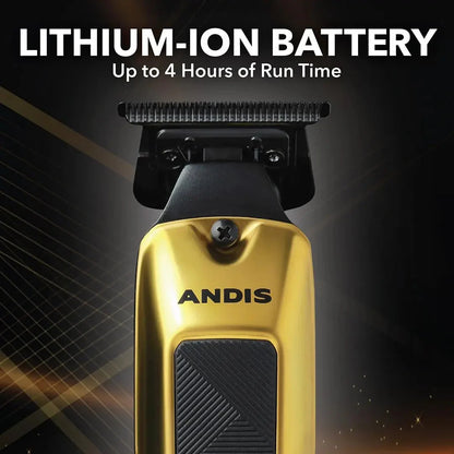 Andis 562310 Phenom Professional Cord/Cordless Trimmer, Gold