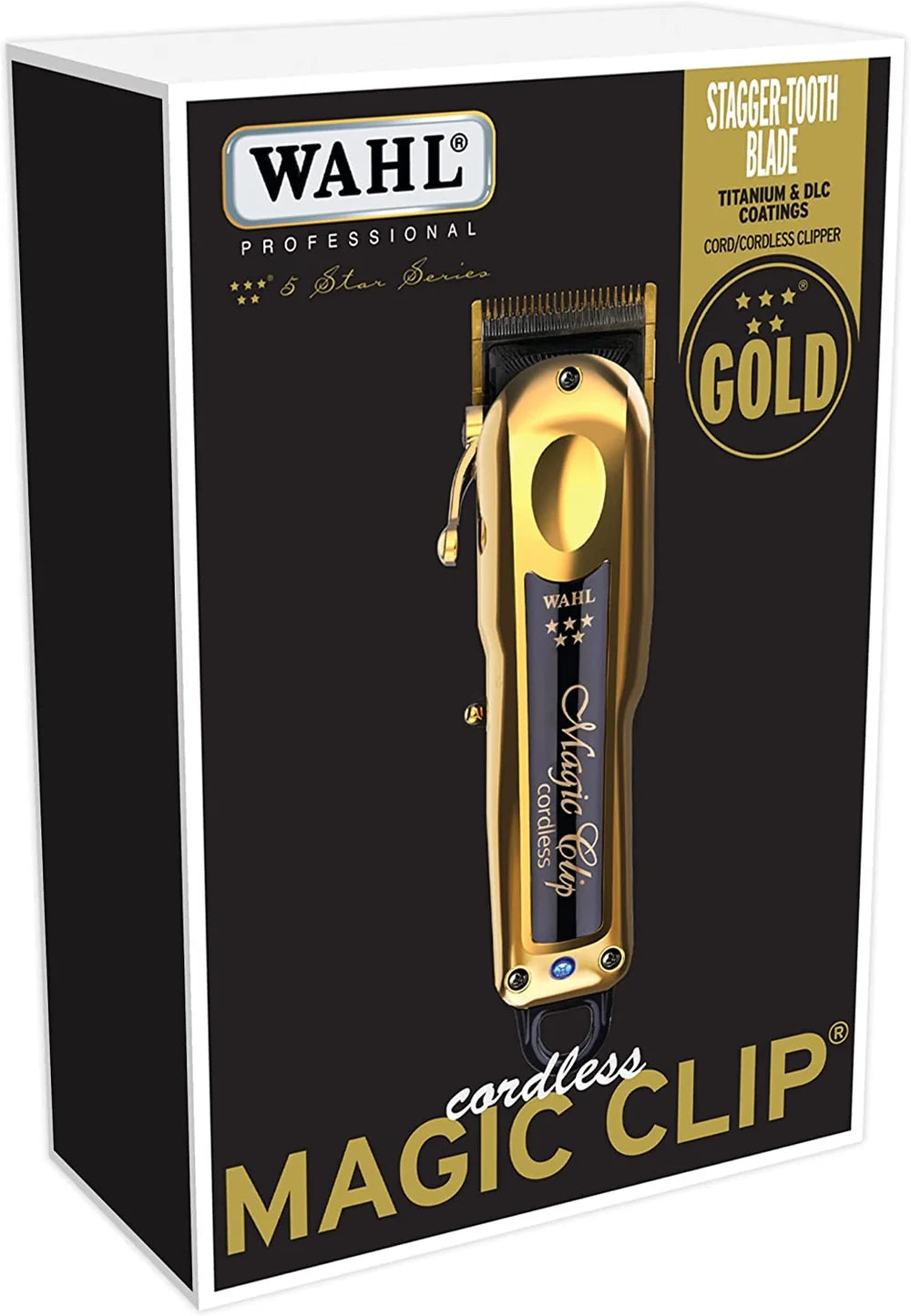 Wahl Professional 5 Star Magic Clip Cordless Clipper - Gold (8148-700)