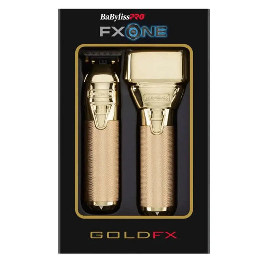 BaBylissPRO FXONE GoldFX Trimmer + Foil Shaver (COMBO PACK)