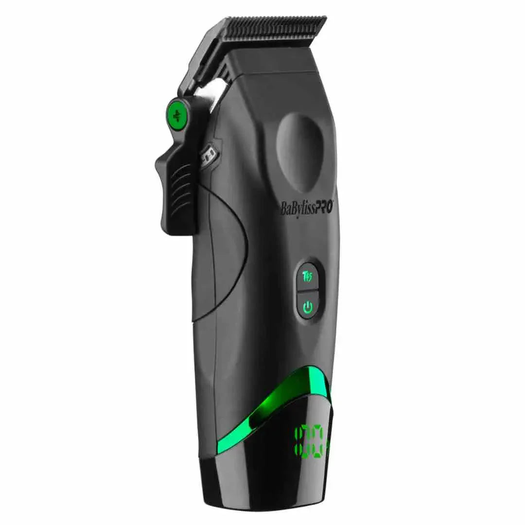 BabylissPRO x Tomb45 Wireless-Charging Clipper with Black Titanium MIM Fade Blade, 5-Position Taper Lever, Dual Batteries, Dual-Speed Motor, Ergonomic Grip, 6 Precision Combs, 2-Year Warranty