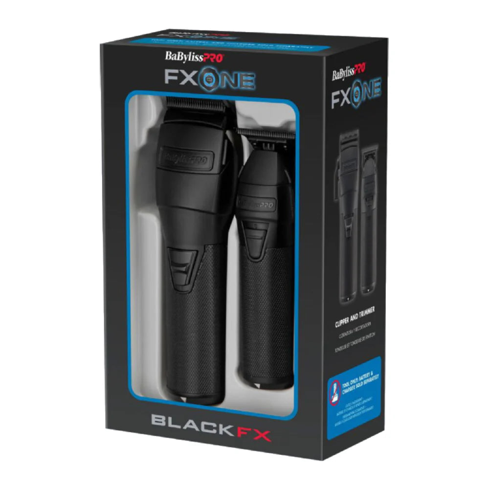 BaBylissPRO FXONE BlackFX Clipper & Trimmer Bundle - Tools Only (FX1CTMBTO)