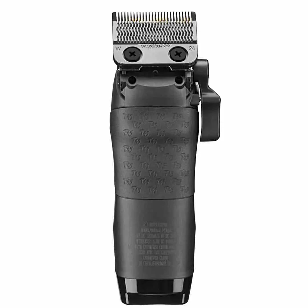 BabylissPRO x Tomb45 Wireless-Charging Clipper with Black Titanium MIM Fade Blade, 5-Position Taper Lever, Dual Batteries, Dual-Speed Motor, Ergonomic Grip, 6 Precision Combs, 2-Year Warranty