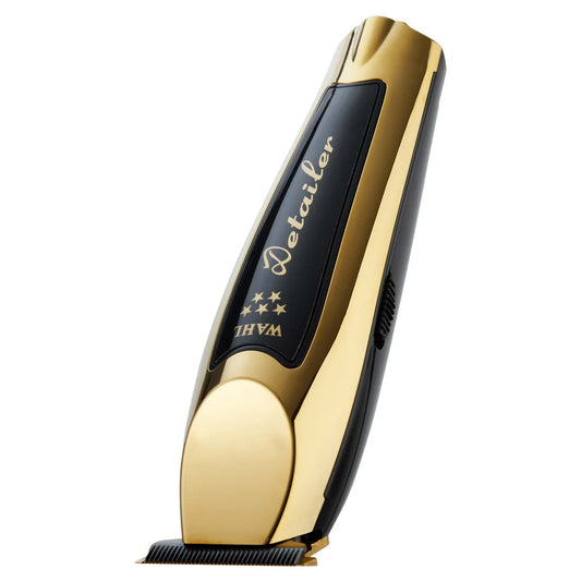 Wahl Professional Cordless Detailer Li Trimmer T Wide Blade Lithium-Ion Battery 100 Min Runtime for Hair & Beard with Charging Stand Gold Finish
