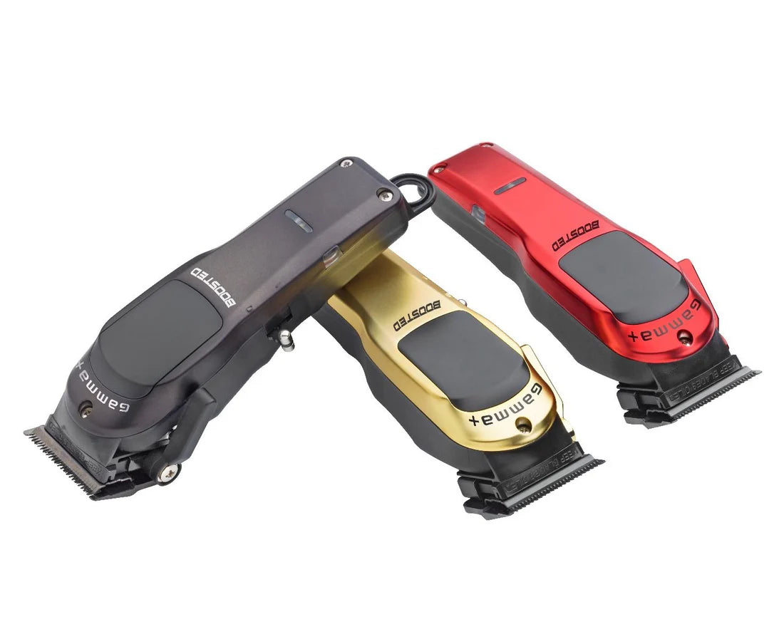 Gamma+ Boosted Super-Torque Modular Cordless Clipper (Red, Gold, and Black) 7200 RPM