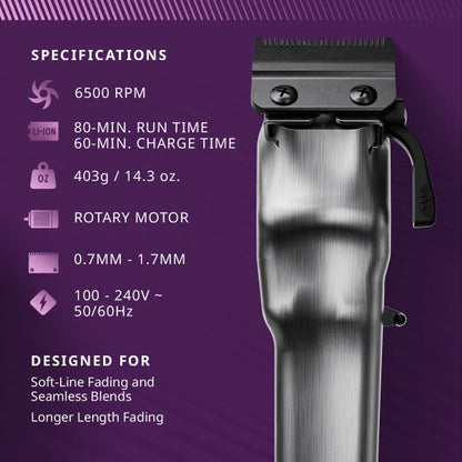 Wahl Professional - Legend+ (Limited Edition) All-Metal - Cord/Cordless Clipper *FREE Charging Stand* Included