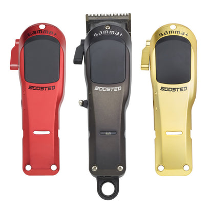 Gamma+ Boosted Super-Torque Modular Cordless Clipper (Red, Gold, and Black) 7200 RPM