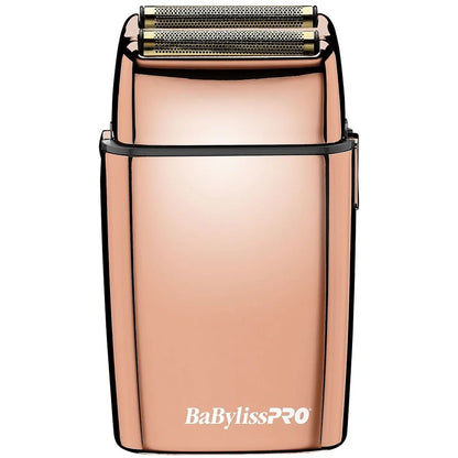 BaBylissPRO FOILFX02 Rose Gold Cordless Metal Double-Foil Shaver