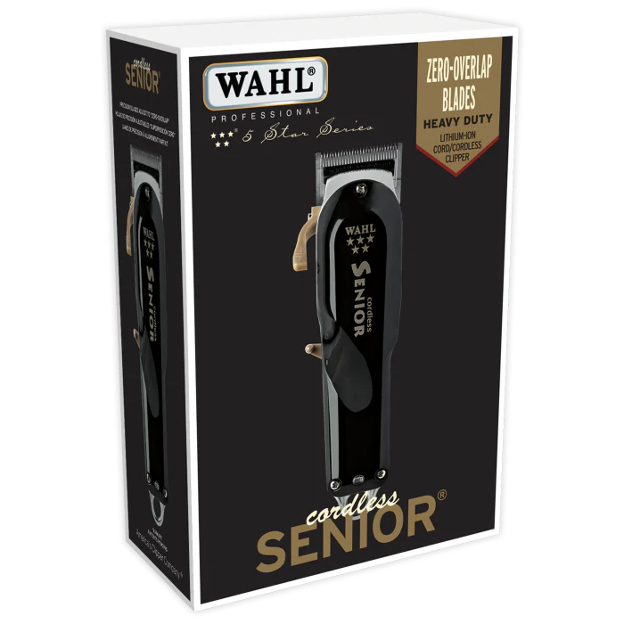 Wahl Professional 5 Star | Cordless Senior Clipper w/ Precision Fade Blades, Metal Housing / 80 Min Run Time