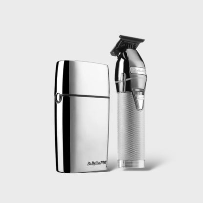 BaBylissPRO LimitedFX Silver Trimmer And Double-Foil Shaver
