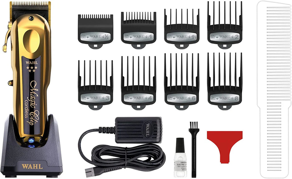 Wahl Professional 5 Star Magic Clip Cordless Clipper - Gold (8148-700)