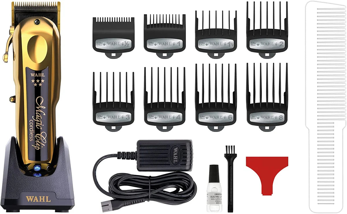 Wahl Professional 5 Star Magic Clip Cordless Clipper - Gold (8148-700)