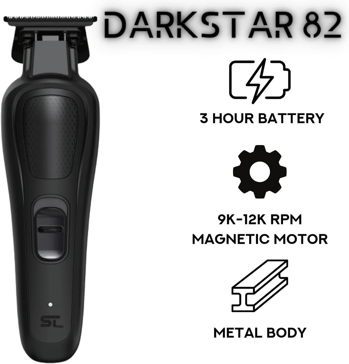 Supreme Trimmer DarkStar 82 Metal Trimmer (ST800/BLK)