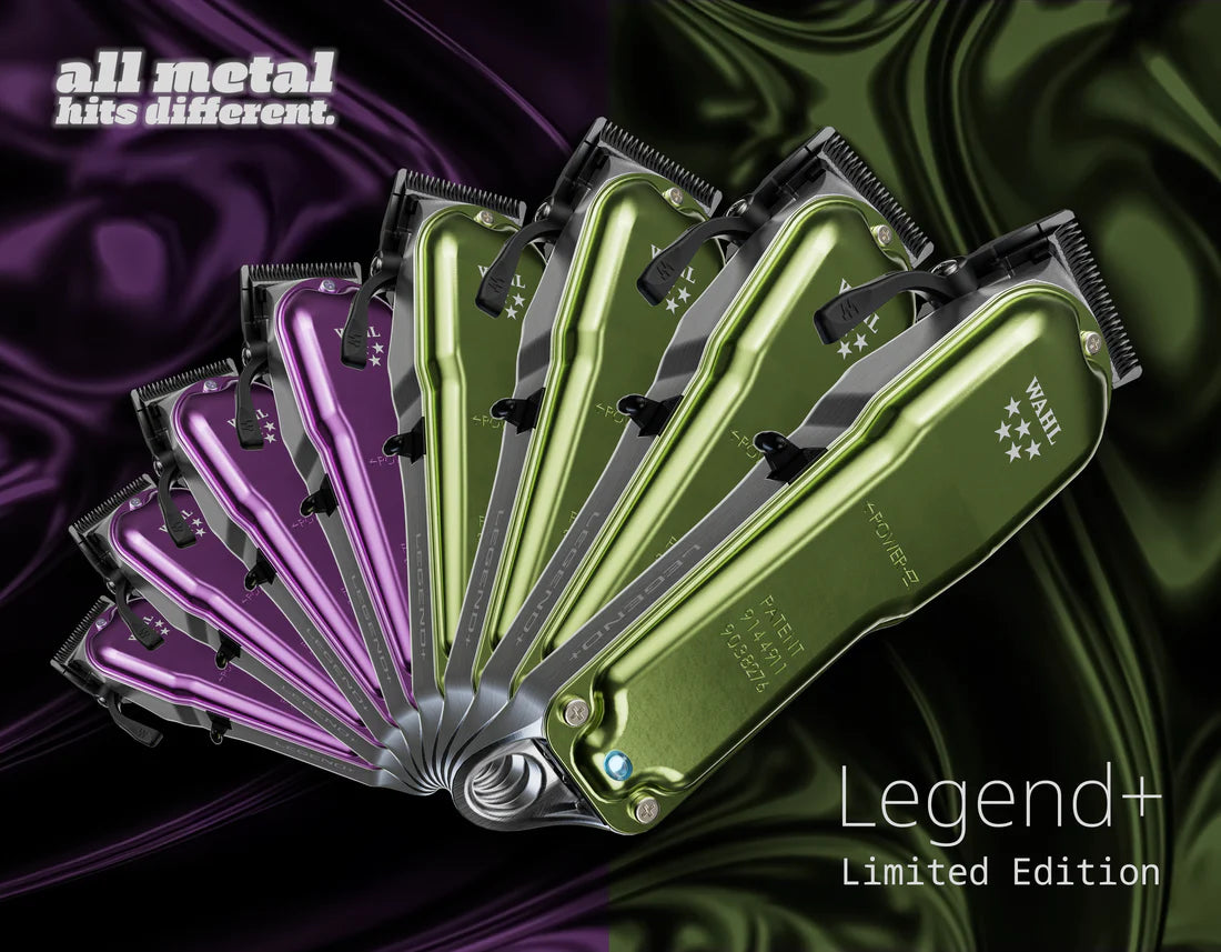 Wahl Professional - Legend+ (Limited Edition) All-Metal - Cord/Cordless Clipper *FREE Charging Stand* Included