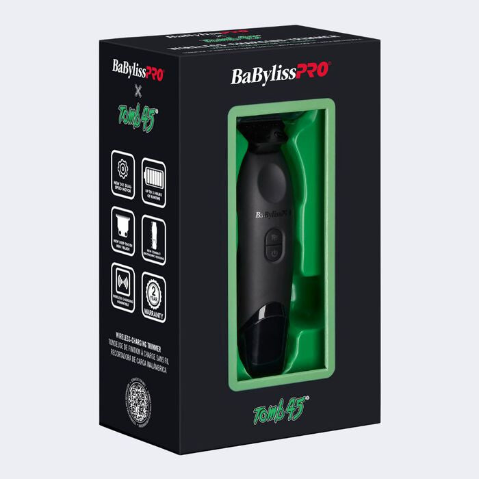 BaBylissPRO x Tomb45 Wireless Charging Clipper + Trimmer (Combo) (FXT45C + FXT45T) PACKAGING PACKAGE SIDE1