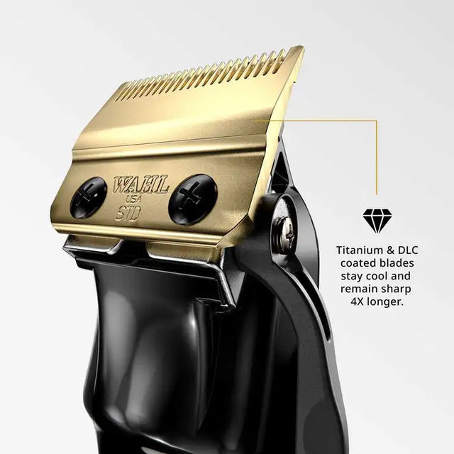 Wahl Professional 5 Star Series Cord/Cordless Magic Clip - Full Size Hair Clipper with Precision Blades, Lithium lon Battery, and 100+ Minute Run Time