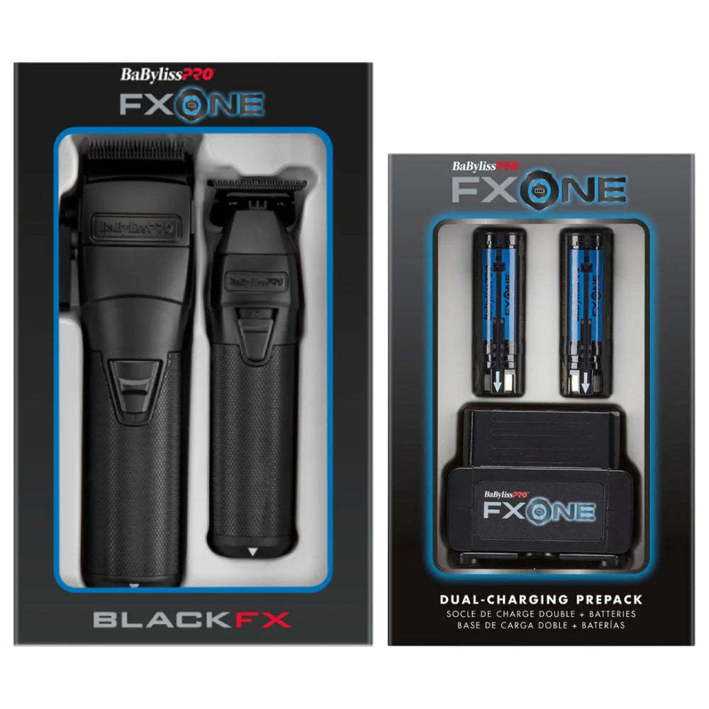 BaBylissPRO FXONE BlackFX Clipper & Trimmer Bundle - Tools Only (FX1CTMBTO)