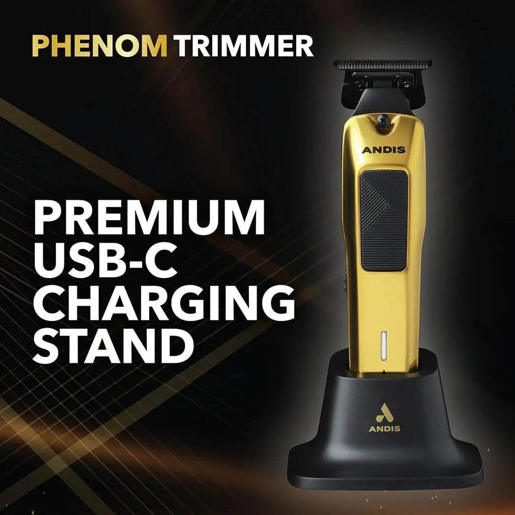 Andis 562310 Phenom Professional Cord/Cordless Trimmer, Gold