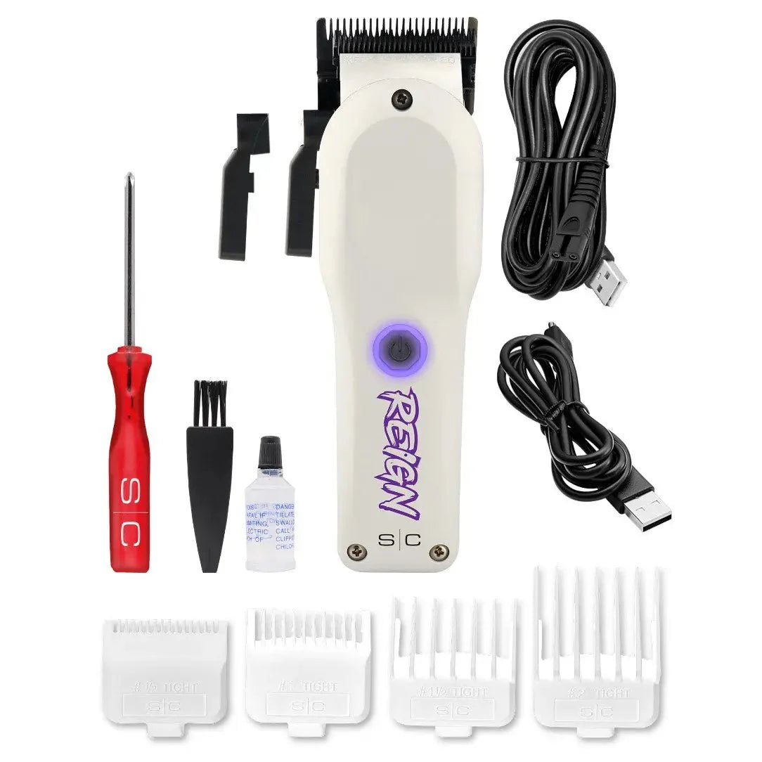 StyleCraft REIGN Professional Hair Clipper with EON Digital Brushless Motor, 7,800+ RPM, ECHO Taper Blade