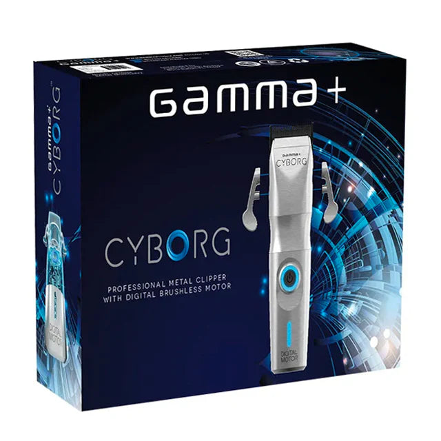 Gamma+ Cyborg Cordless Clipper w/ Digital Brushless Motor (GP604M) box boxing 