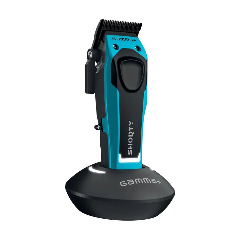 Gamma+ Shorty Cordless Hair Clipper w/ EON Digital Motor (GP605M) blue