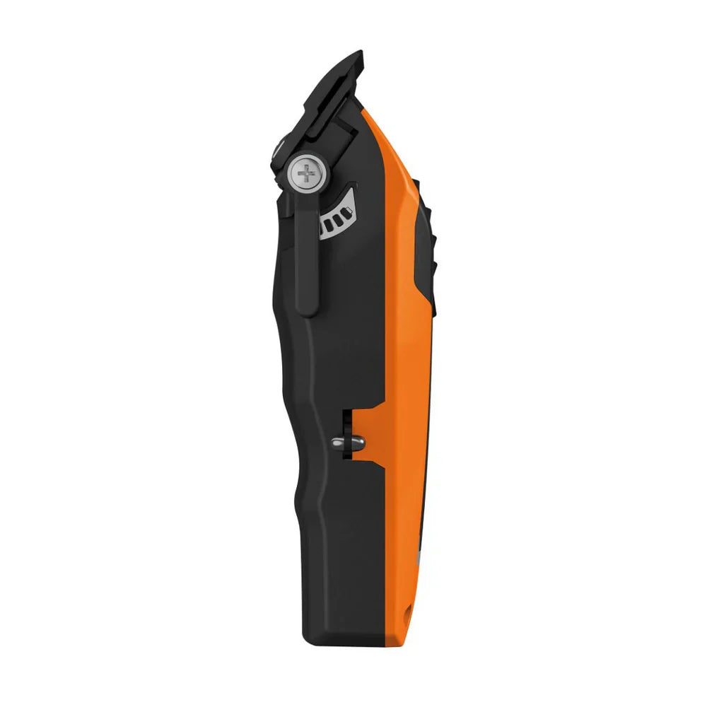 Gamma+ Shorty Cordless Hair Clipper w/ EON Digital Motor (GP605M) Orange side 