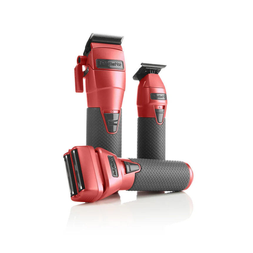 BabylissPRO - FXONE LimitedFX Matte Deep Orange All-Metal Clipper (Battery Included) Limited Edition + FXONE Battery, Charging Base & Cord