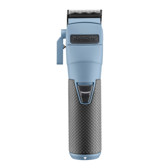 BaBylissPRO - FXONE LimitedFX Matte Blue Clipper (Battery Included) Limited Edition + FXONE Battery, Charging Base & Cord