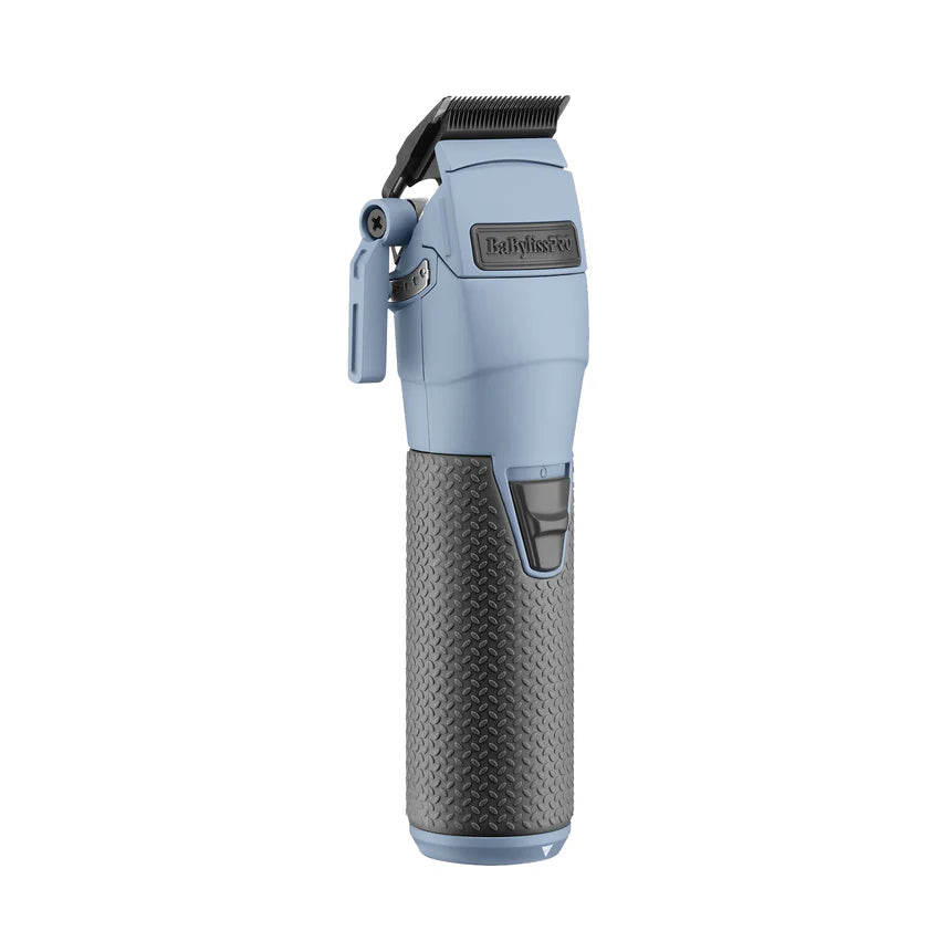 BaBylissPRO - FXONE LimitedFX Matte Blue Clipper (Battery Included) Limited Edition + FXONE Battery, Charging Base & Cord