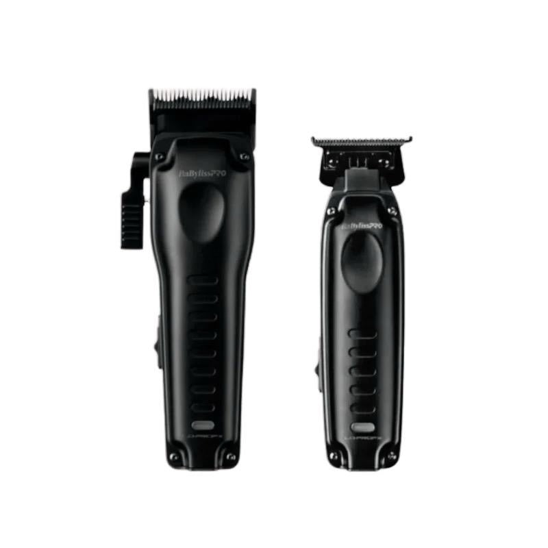 BaBylissPRO LowPro FX Compact Clipper + Trimmer Combo – Matte Graphite Finish (Model: FX825 + FX726)