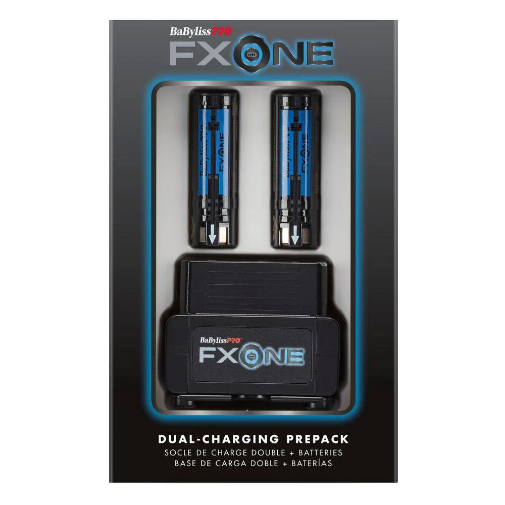 BABYLISS PRO FXONE DUAL-BATTERY CHARGING PRE-PACK BUNDLE WITH BASE AND 2 BATTERIES (FXC2BPPK)